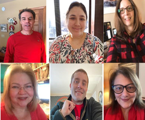 On February 5, 2021, attorneys and staff in the Syracuse office supported the American Heart Association by wearing red to increase women's heart health awareness. 
