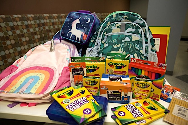 The Buffalo office Diversity Leadership Team sponsored a school supply and backpack collection drive for community youth to support the Boys & Girls Clubs of Buffalo annual school supply drive, 2 Pack a Backpack.