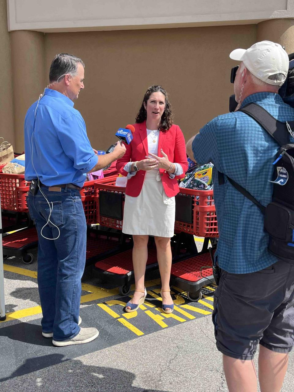 The backpack collection drive was coordinated by Meghan Dwyer, who was interviewed on WGRZ about Barclay Damon’s participation.