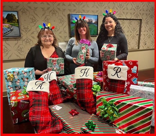 One of the Rochester Diversity Leadership Team’s holiday season initiatives to support the community was adopting a family through Cameron Community Ministries. The helpful elves included Barb Evert, Michele Porter, and Vanezza Negron. 